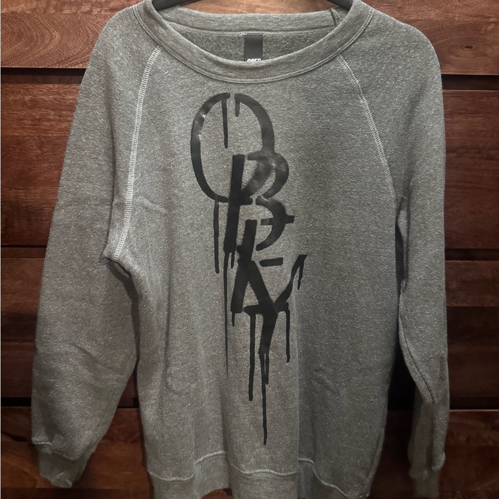 Obey Charcoal Graphic Crewneck Sweater
